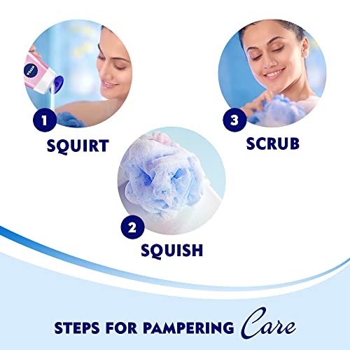 Nivea Bath Shower Water Lily Oil, 250 ML, Moisturizing Skin Cleanser with Oil Pearls and Water Lily Fragrance